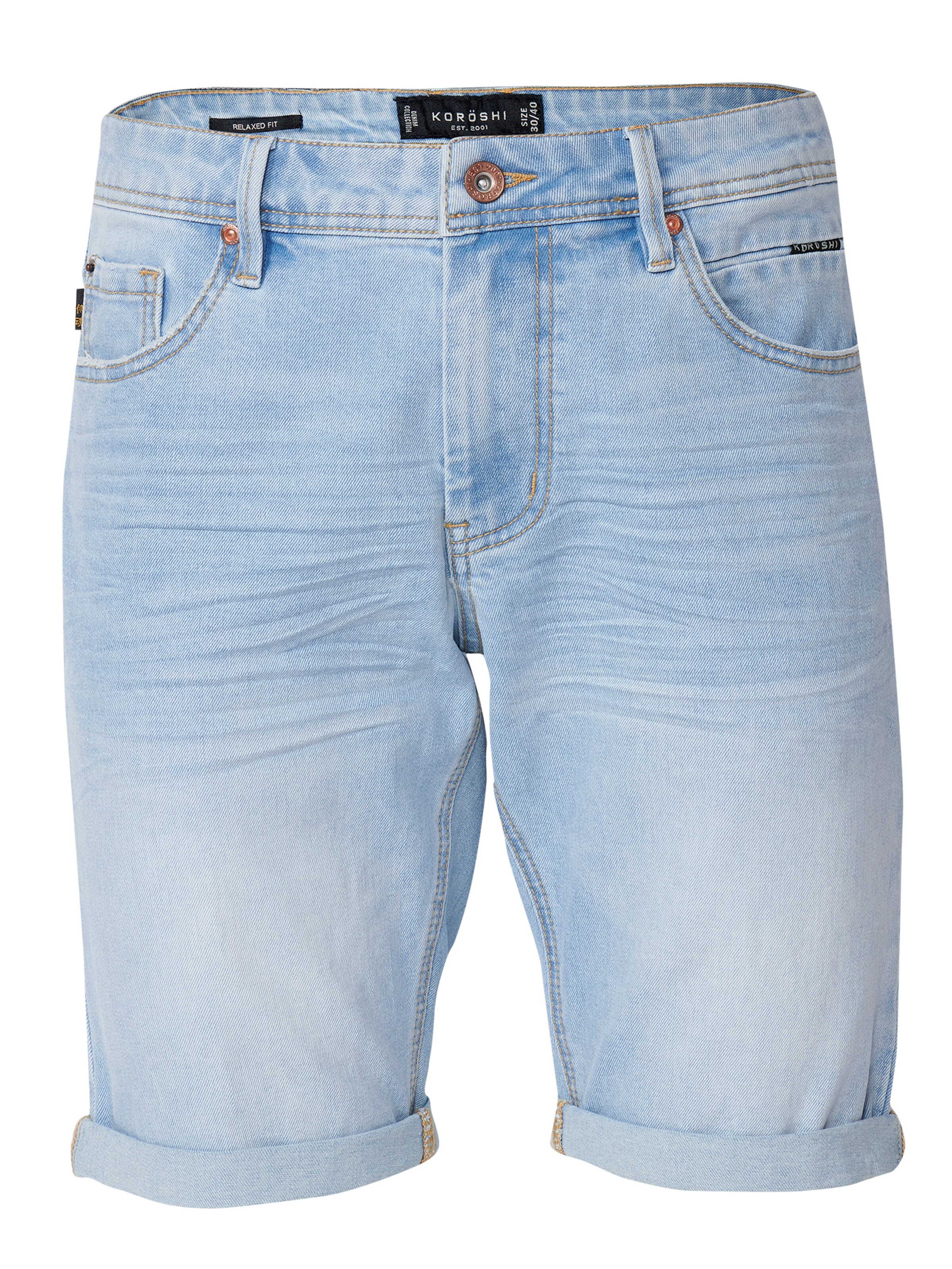 KOROSHI Regularen Kavbojke | modra barva: sprednja stran