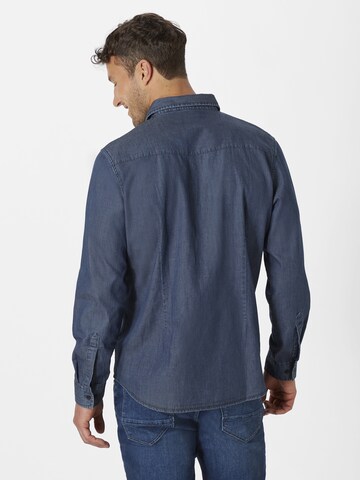 PADDOCKS Regular fit Button Up Shirt in Blue