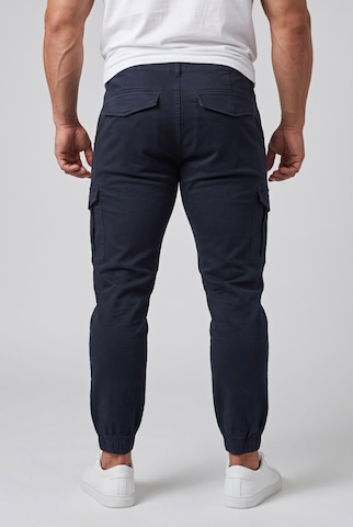 Men Plus Regular Cargo trousers in Blue