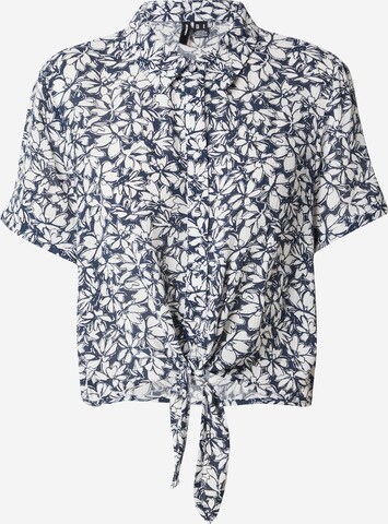 VERO MODA Bluse 'MENNY' i blå: forside