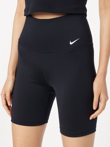 NIKE Skinny Sportbyxa 'ONE' i svart