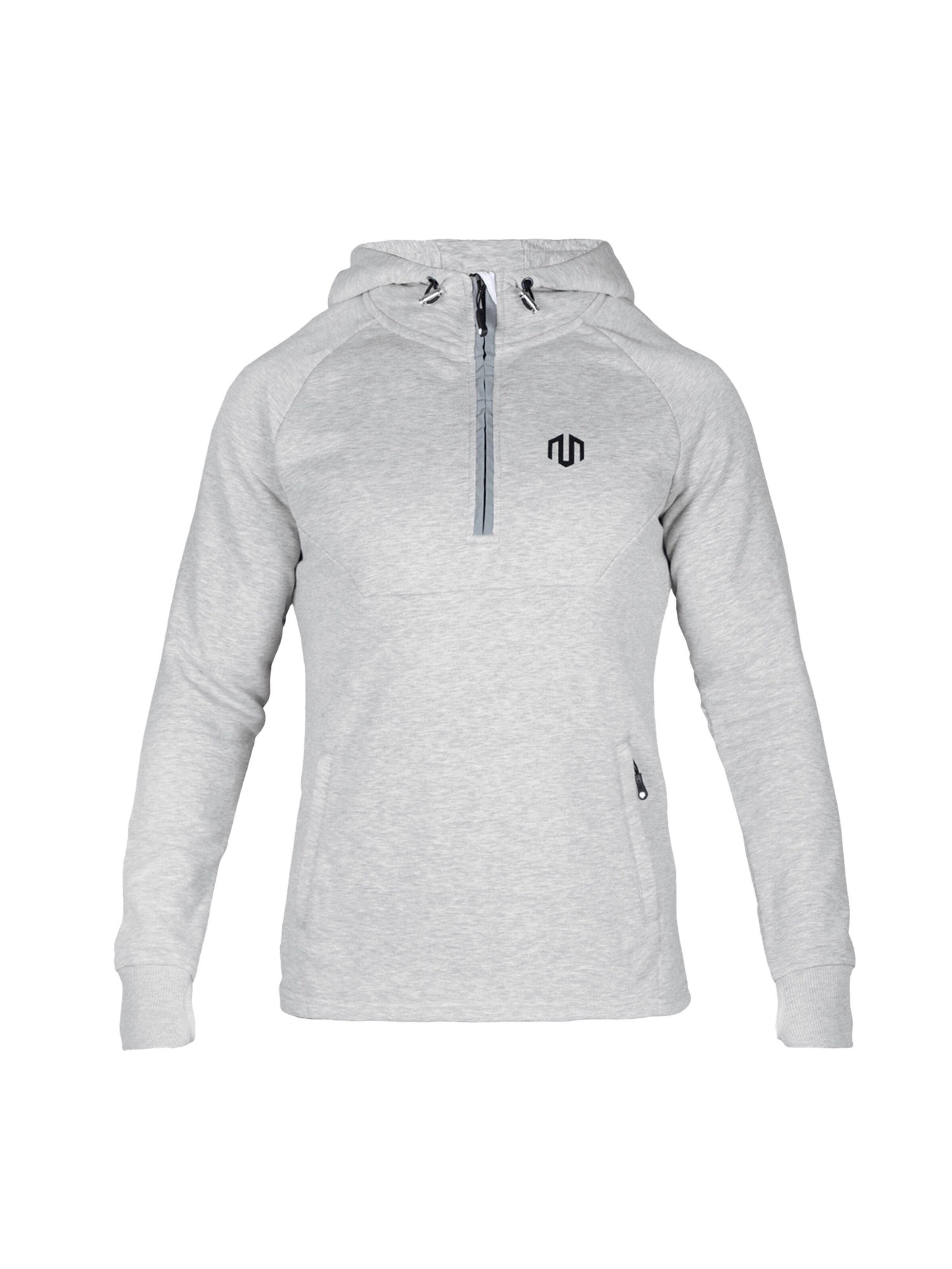 MOROTAI Sport sweatshirt 'Neotech' i grå: framsida