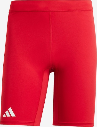 Sportinės kelnės 'ADIZERO' iš ADIDAS PERFORMANCE, spalva – raudona / juoda / balta, Prekių apžvalga