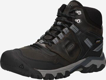 KEEN Boots 'RIDGE FLEX' in Bruin: voorkant