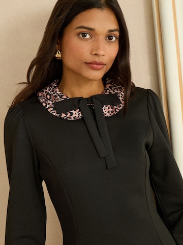 Robe love & roses en noir