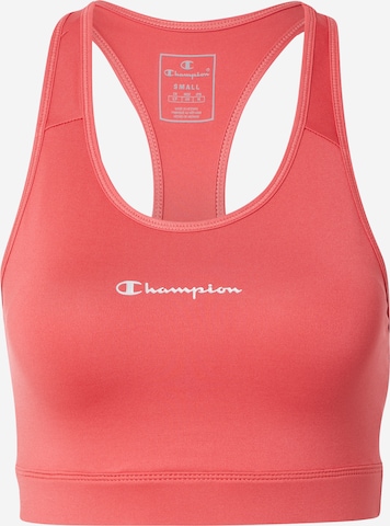 Champion Authentic Athletic Apparel Bustier Sport bh in Roze: voorkant