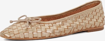 Ballerines Dune LONDON en or : devant