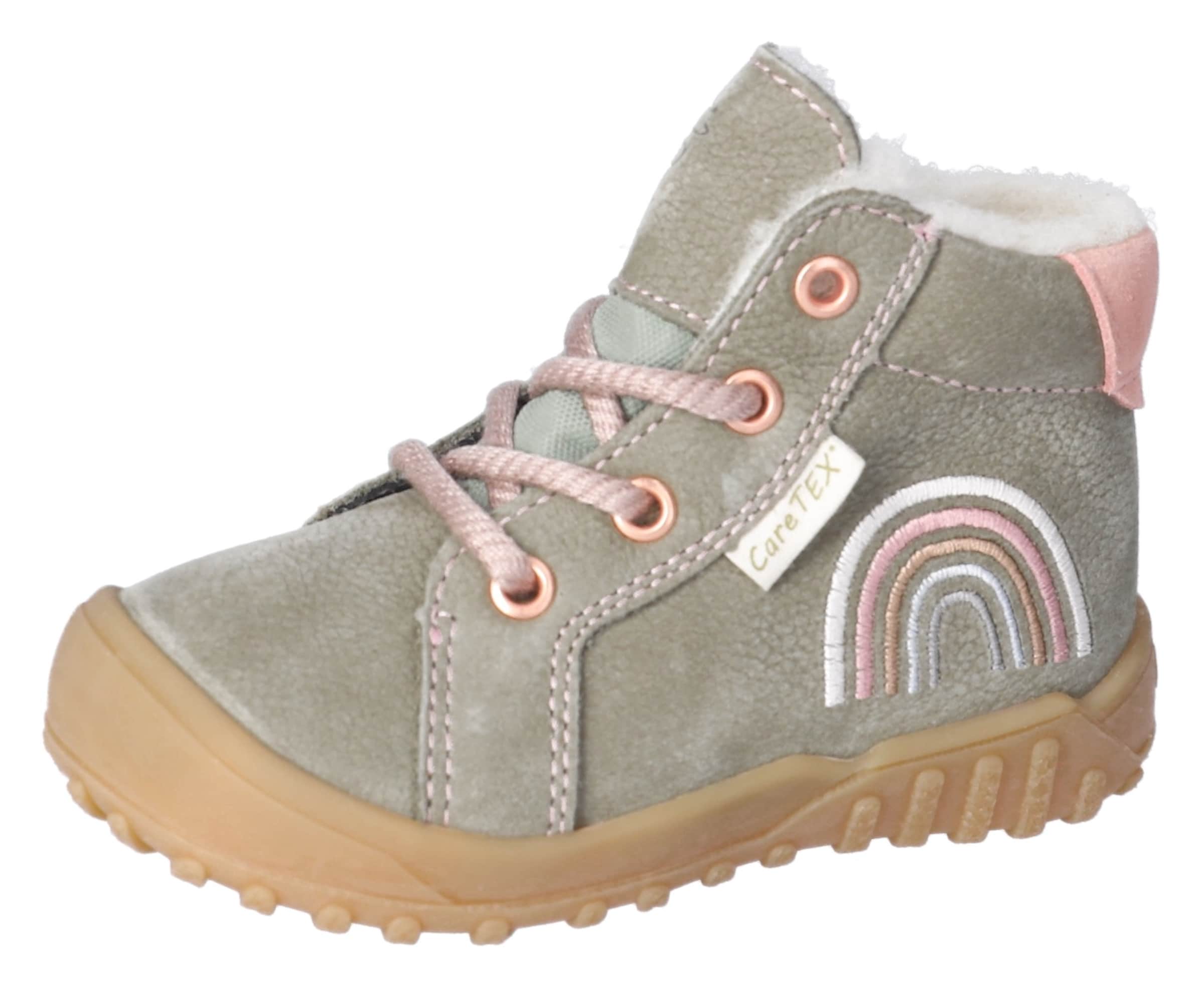 PEPINO by RICOSTA First-Step Shoes in Grey: front