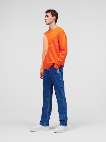 Karl Lagerfeld Sweatshirt i orange