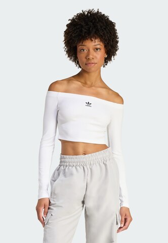 ADIDAS ORIGINALS - Camiseta 'Essentials' en blanco: frente