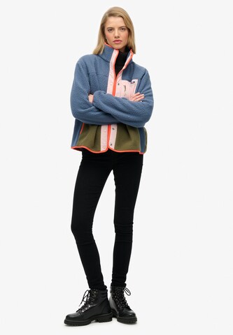Veste en polaire Superdry en bleu