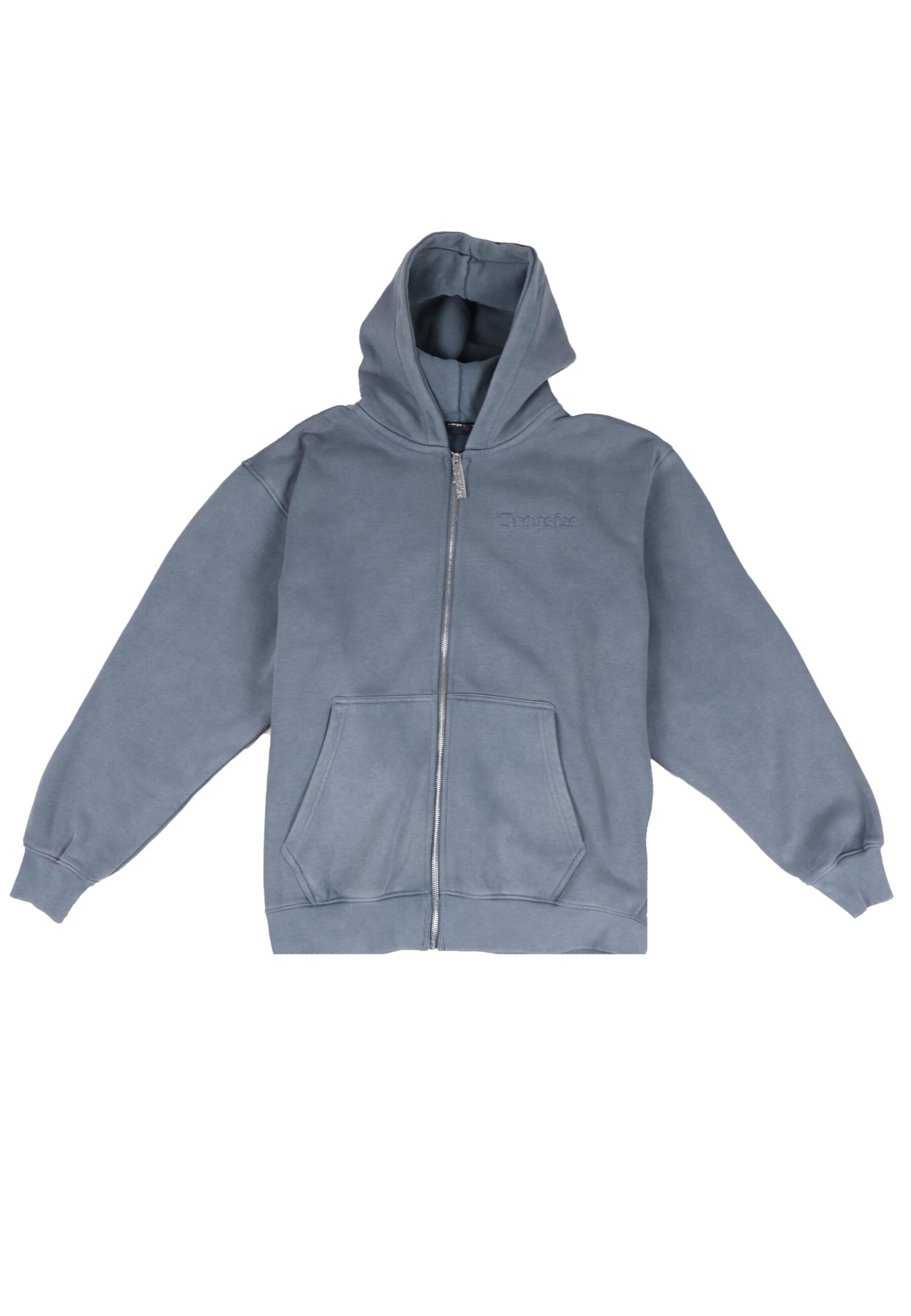 Dropsize Sweatjacke in Grau: Vorderseite
