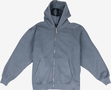 Giacca di felpa di Dropsize in grigio: frontale