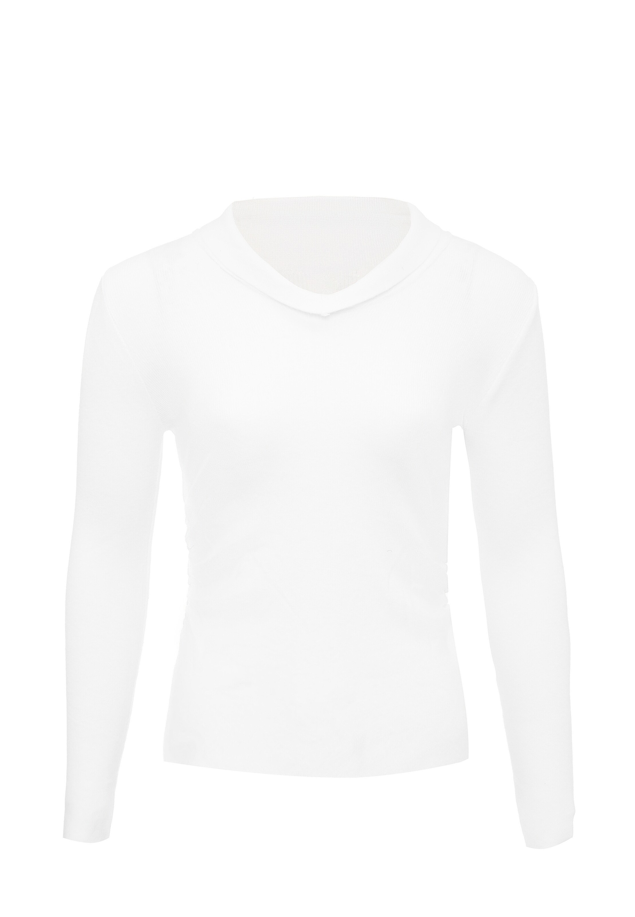 leo selection Sweater in White: front