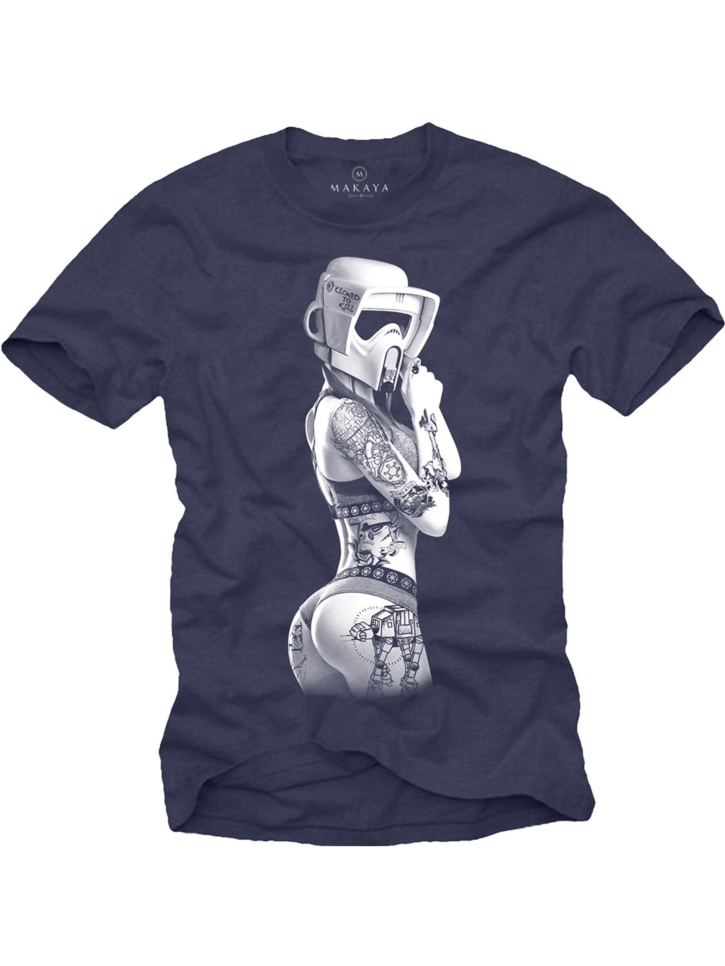 MAKAYA Shirt in Blue: front