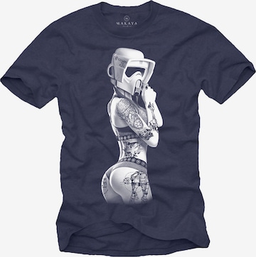 MAKAYA Shirt in Blue: front