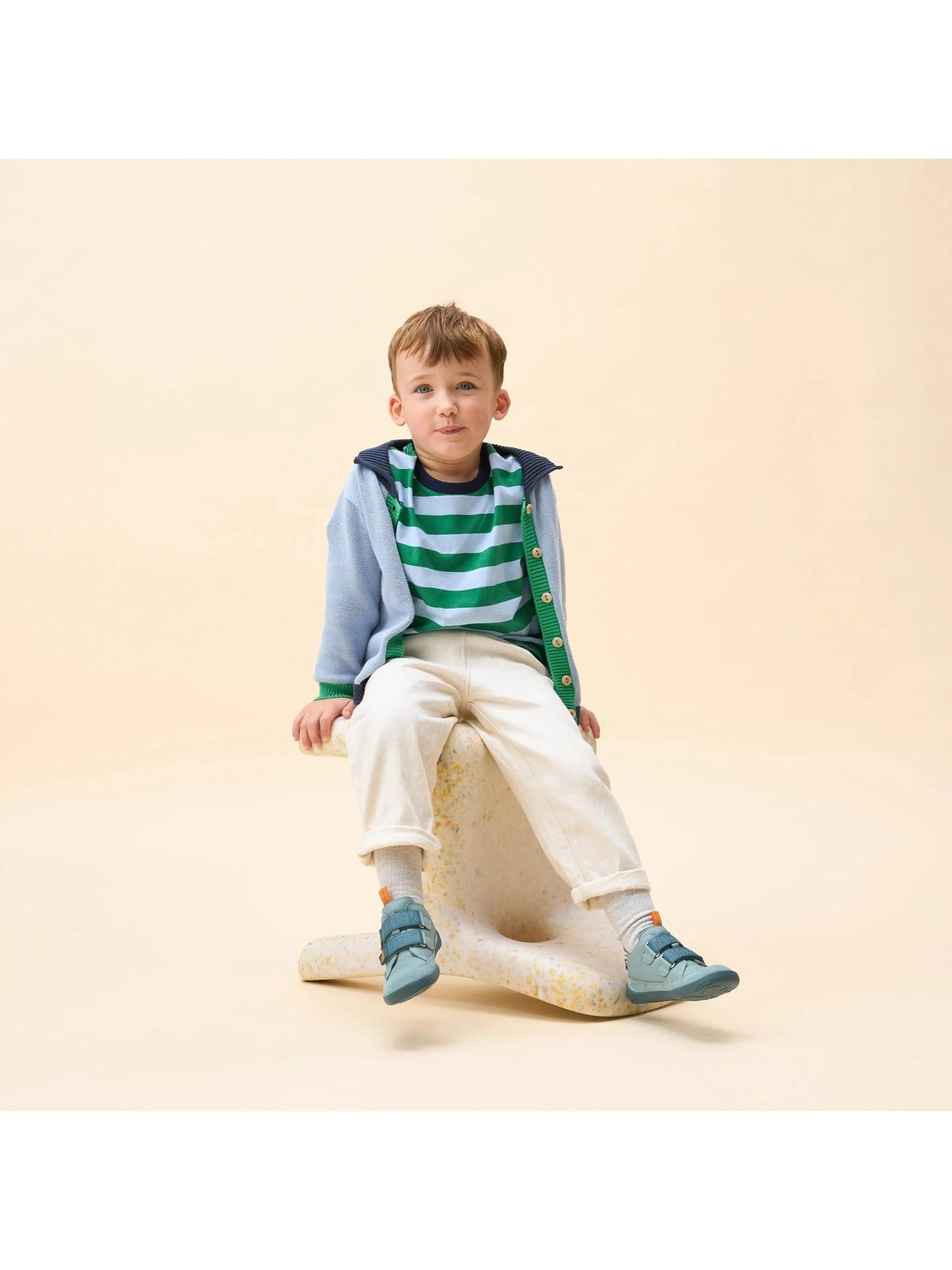 Affenzahn Sneakers 'Sneaker Leder Buddy' in Blue
