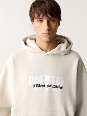 Pull&Bear Sweatshirt i beige