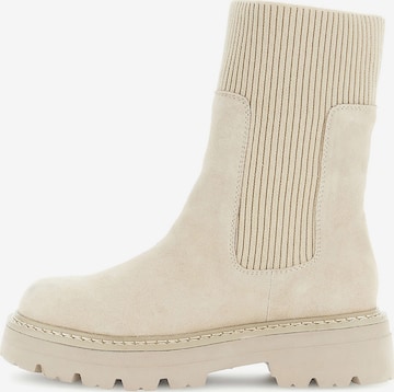 CAFè NOIR Boots in Beige: Vorderseite