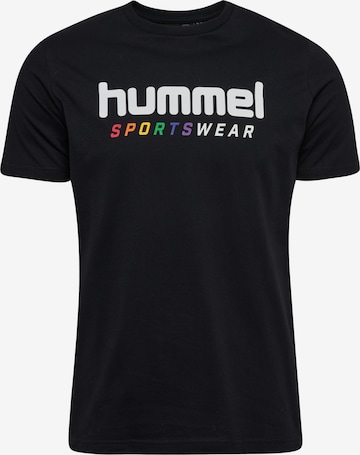 Hummel Functioneel shirt 'RAINBOW' in Zwart: voorkant