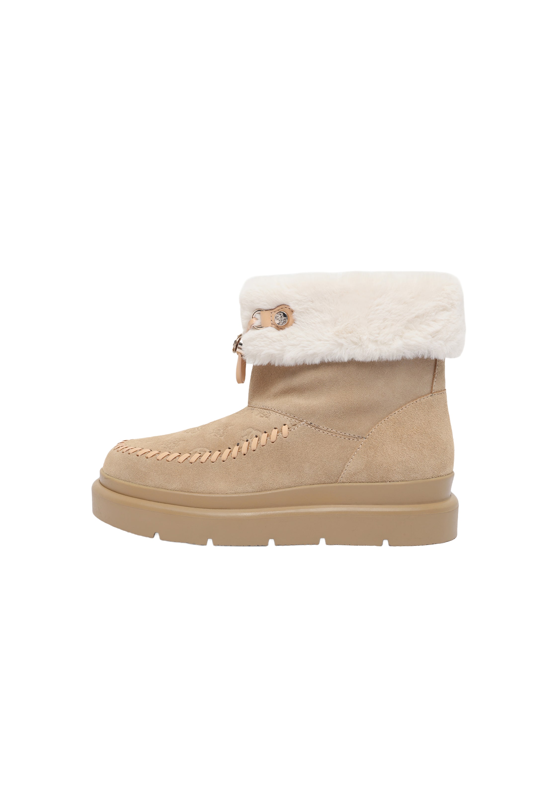 Boots 'KENTA' GUESS en beige : devant