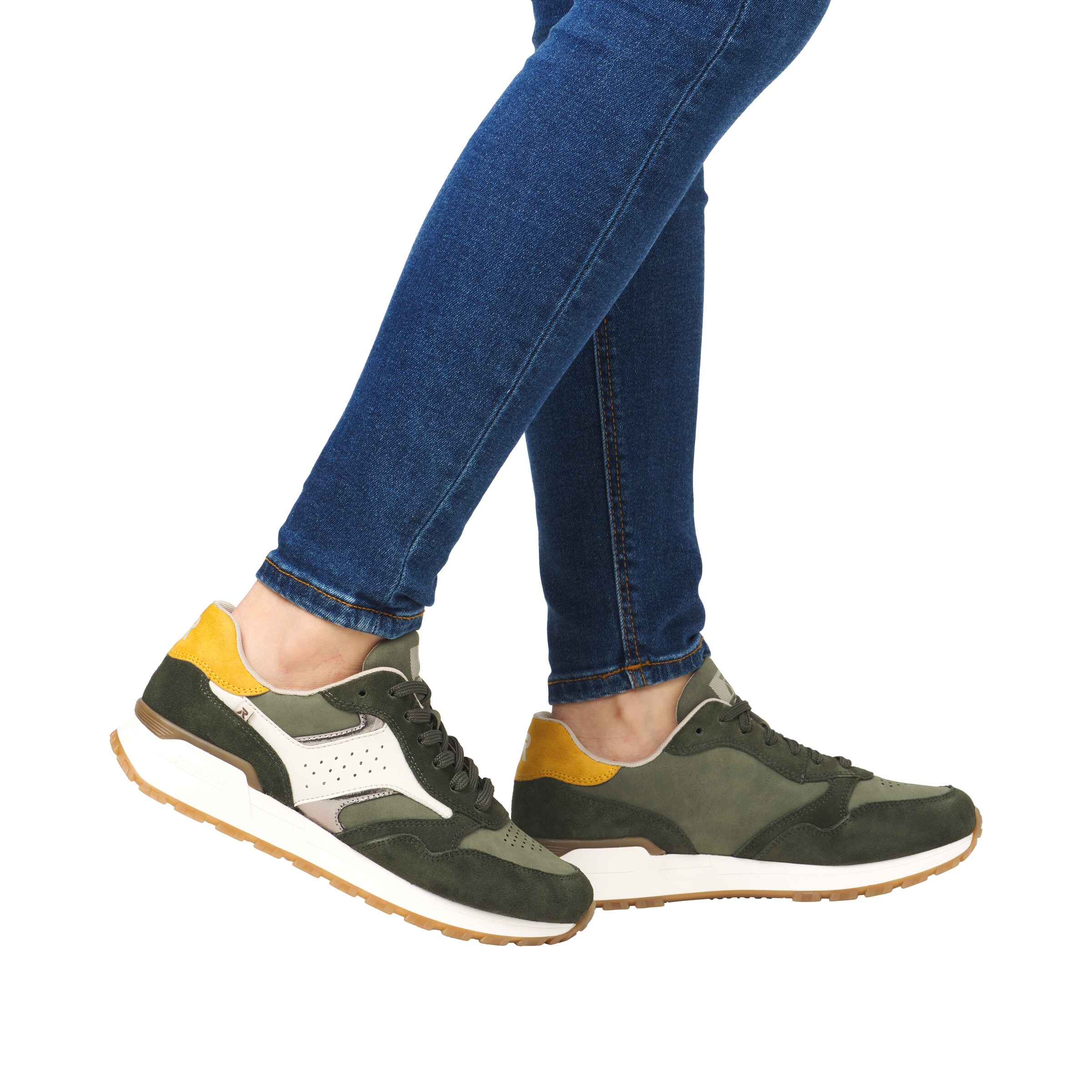 Sneaker bassa di Rieker Sport in verde