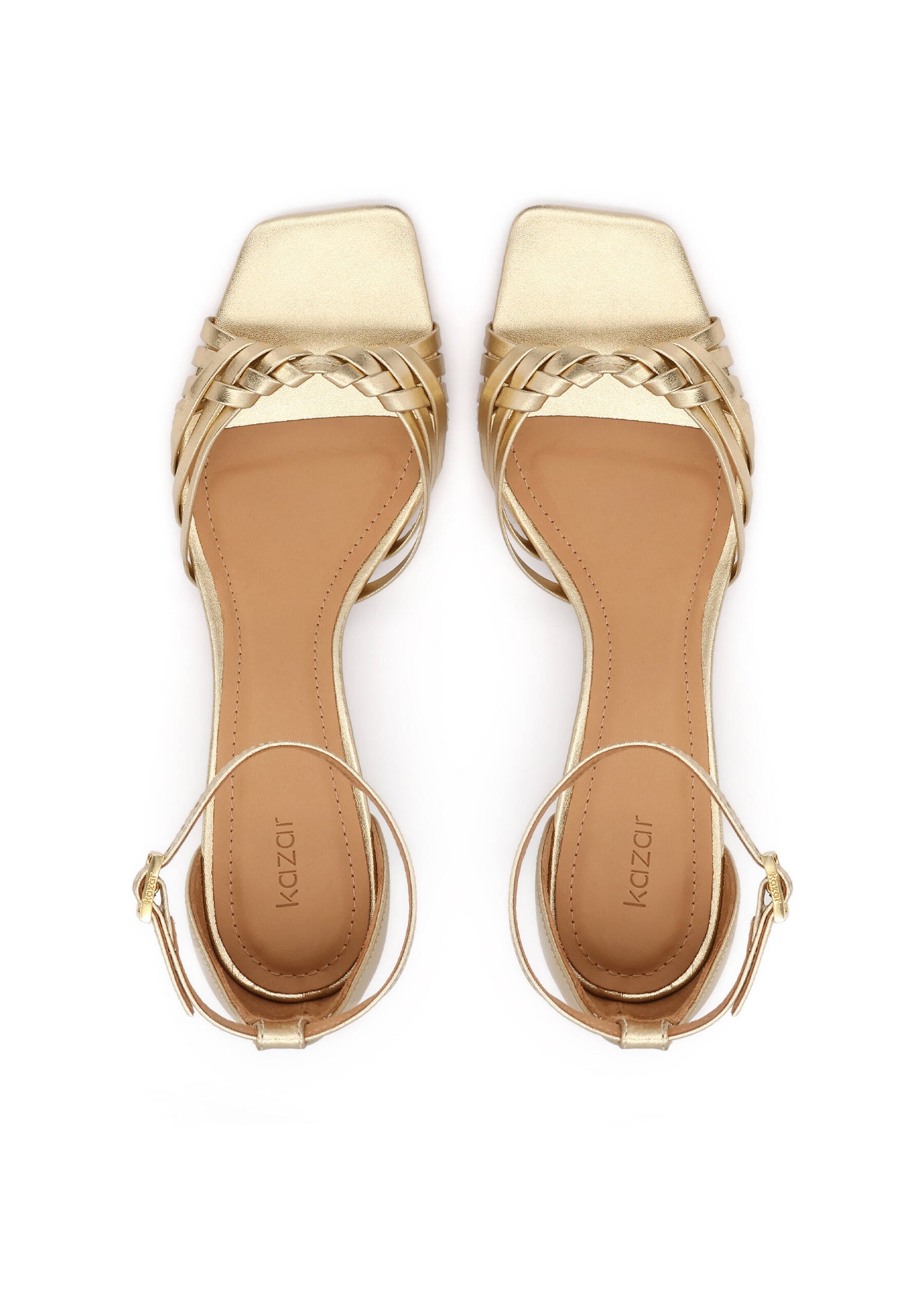 Kazar Strap sandal in Gold