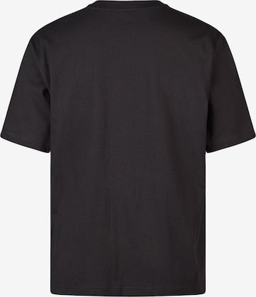 Goldgarn T-Shirt in Schwarz