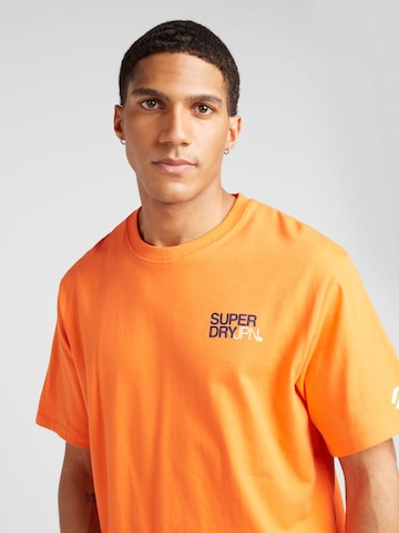 Tricou de la Superdry pe portocaliu