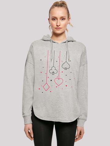 F4NT4STIC Sweatshirt in Grijs: voorkant