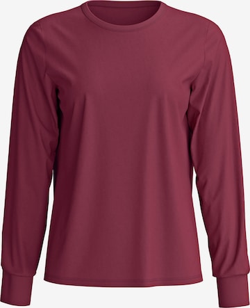 Camicia da notte 'PJ Party M&M' di CALIDA in rosso: frontale