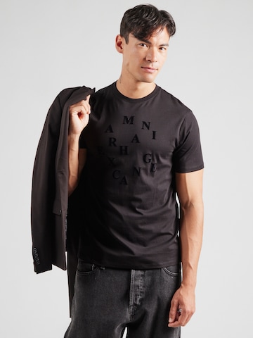 ARMANI EXCHANGE Póló - fekete: elől