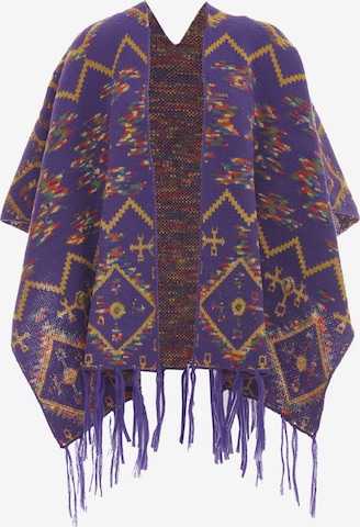 Gaya Cape in Lila: voorkant