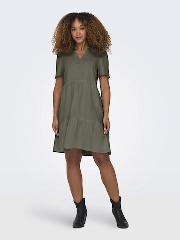 ONLY Kleit 'ONLTIRI-GOA', värv roheline: eest vaates