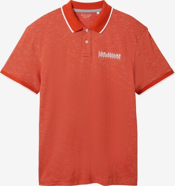 T-Shirt TOM TAILOR en orange : devant