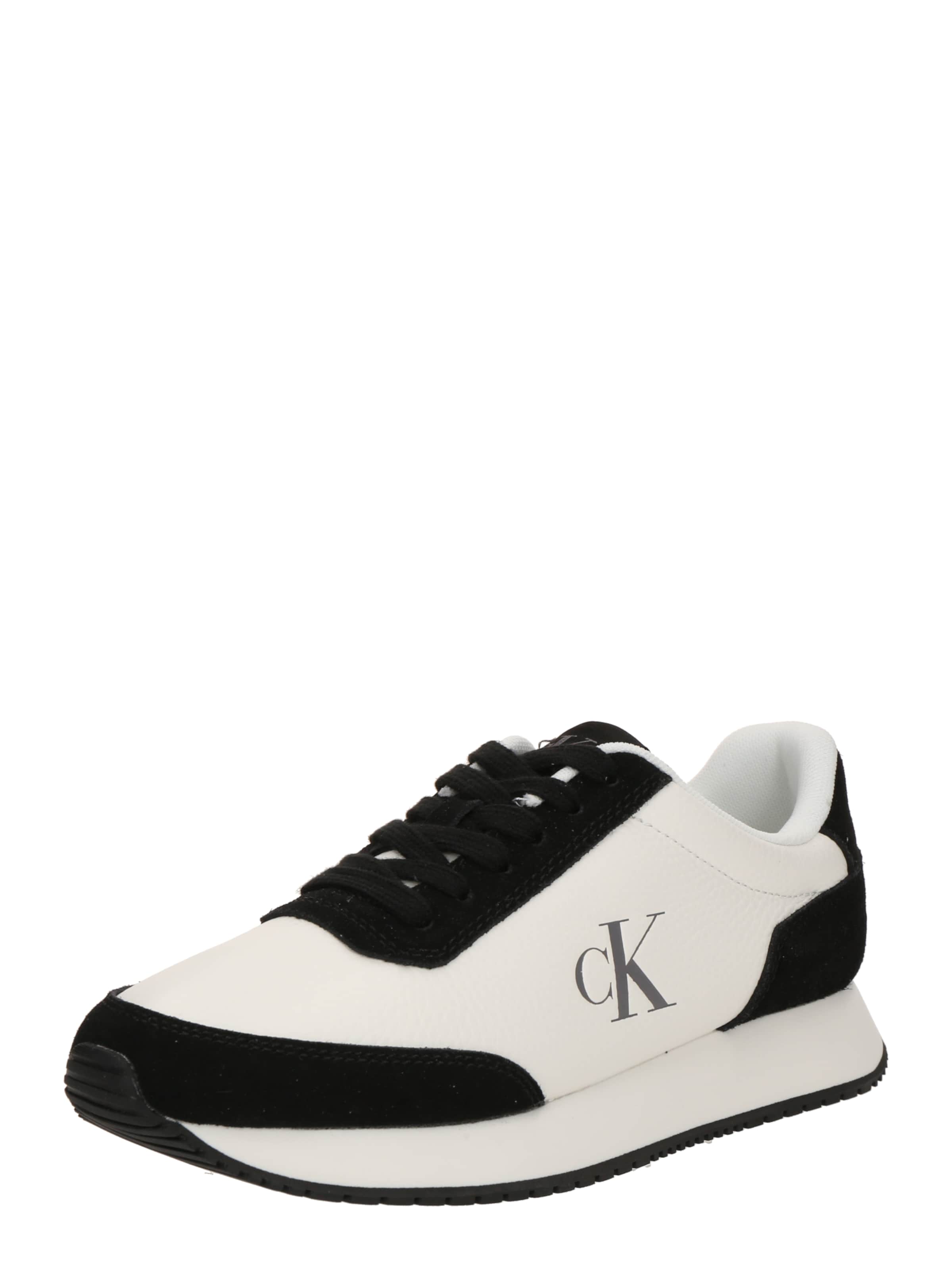 Sneaker bassa di Calvin Klein in nero: frontale
