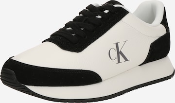 Calvin Klein Jeans Низкие кроссовки в Черный: спереди