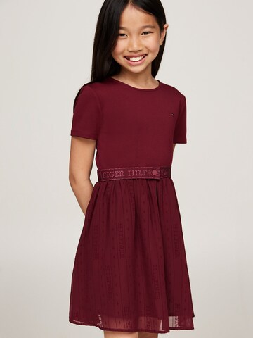 Robe TOMMY HILFIGER en rouge : devant