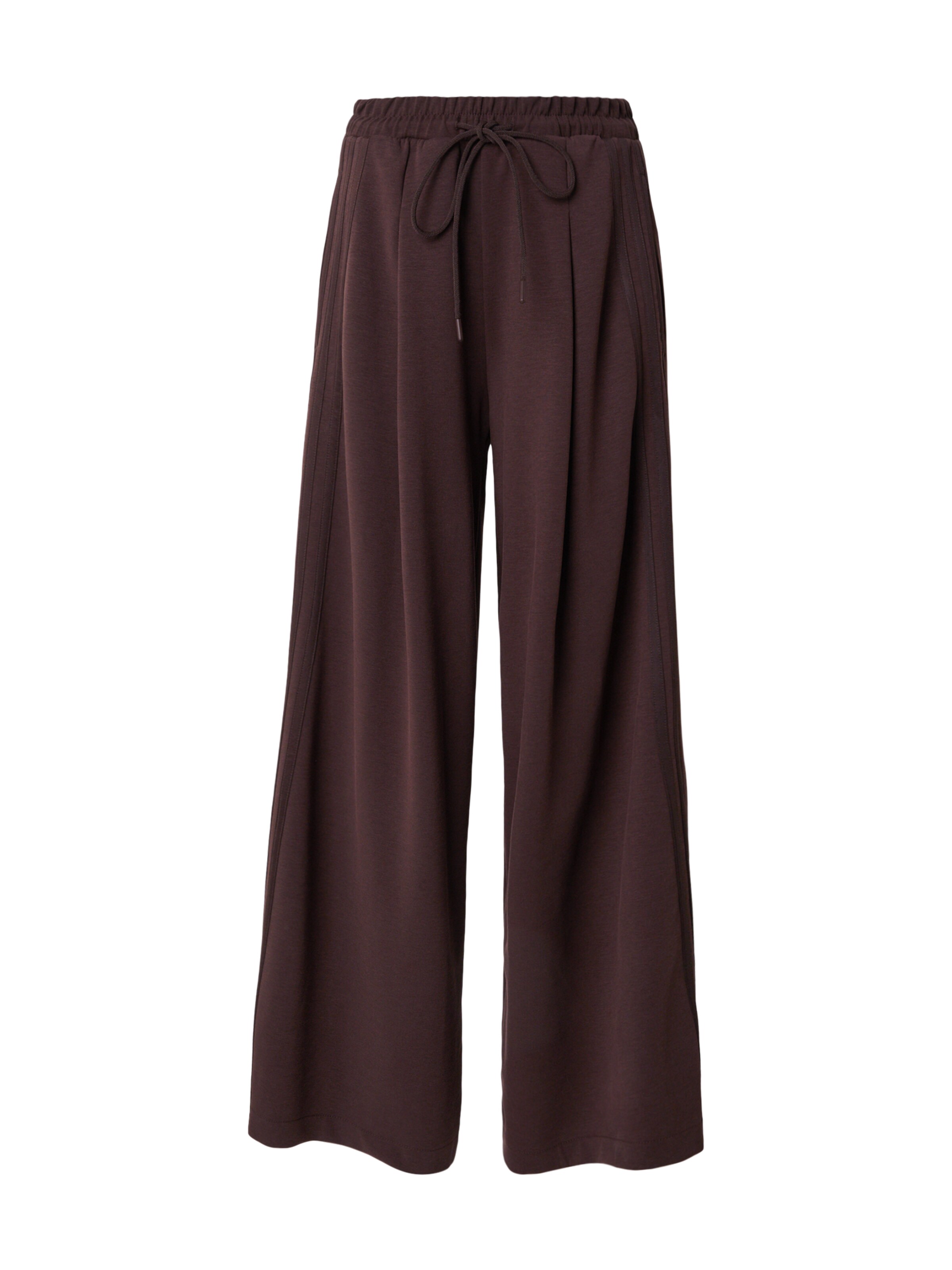 ADIDAS ORIGINALS Wide leg Παντελόνι πλισέ σε καφέ: μπροστά
