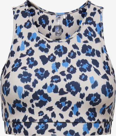 Sportinė liemenėlė 'ONPFERN' iš ONLY PLAY, spalva – tamsiai mėlyna / šviesiai mėlyna / šviesiai pilka, Prekių apžvalga