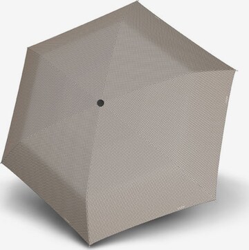 Doppler Umbrella 'Carbonsteel Mini Slim' in Grey: front