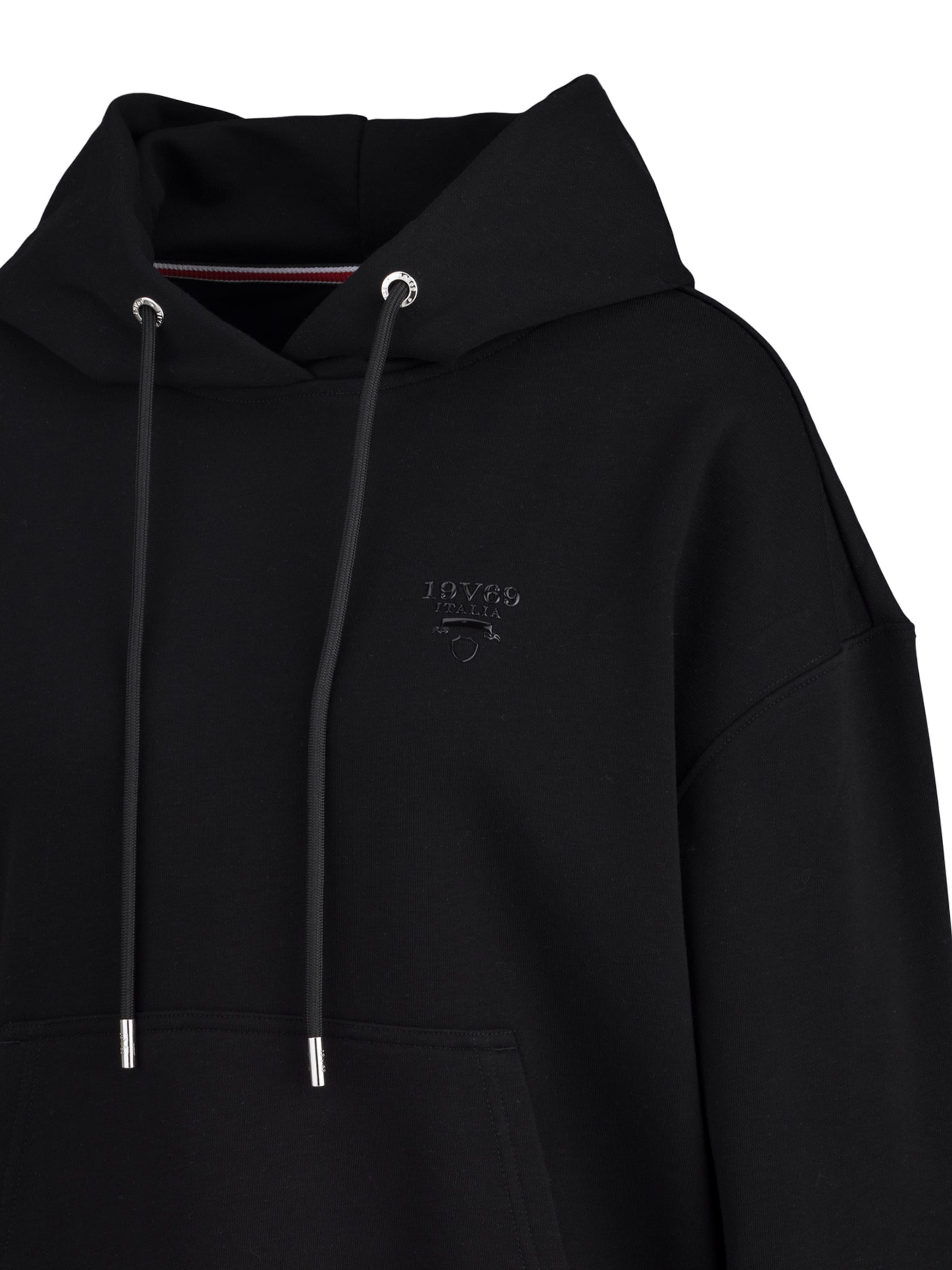 19V69 ITALIA Sweatshirt 'Kara' in Schwarz