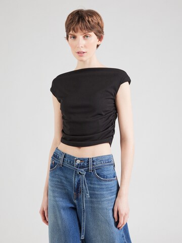 ABOUT YOU Shirt 'Rose' in Black: front