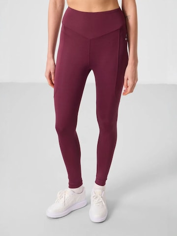 Tommy Life Skinny Leggings 'Gamaschen' in Red
