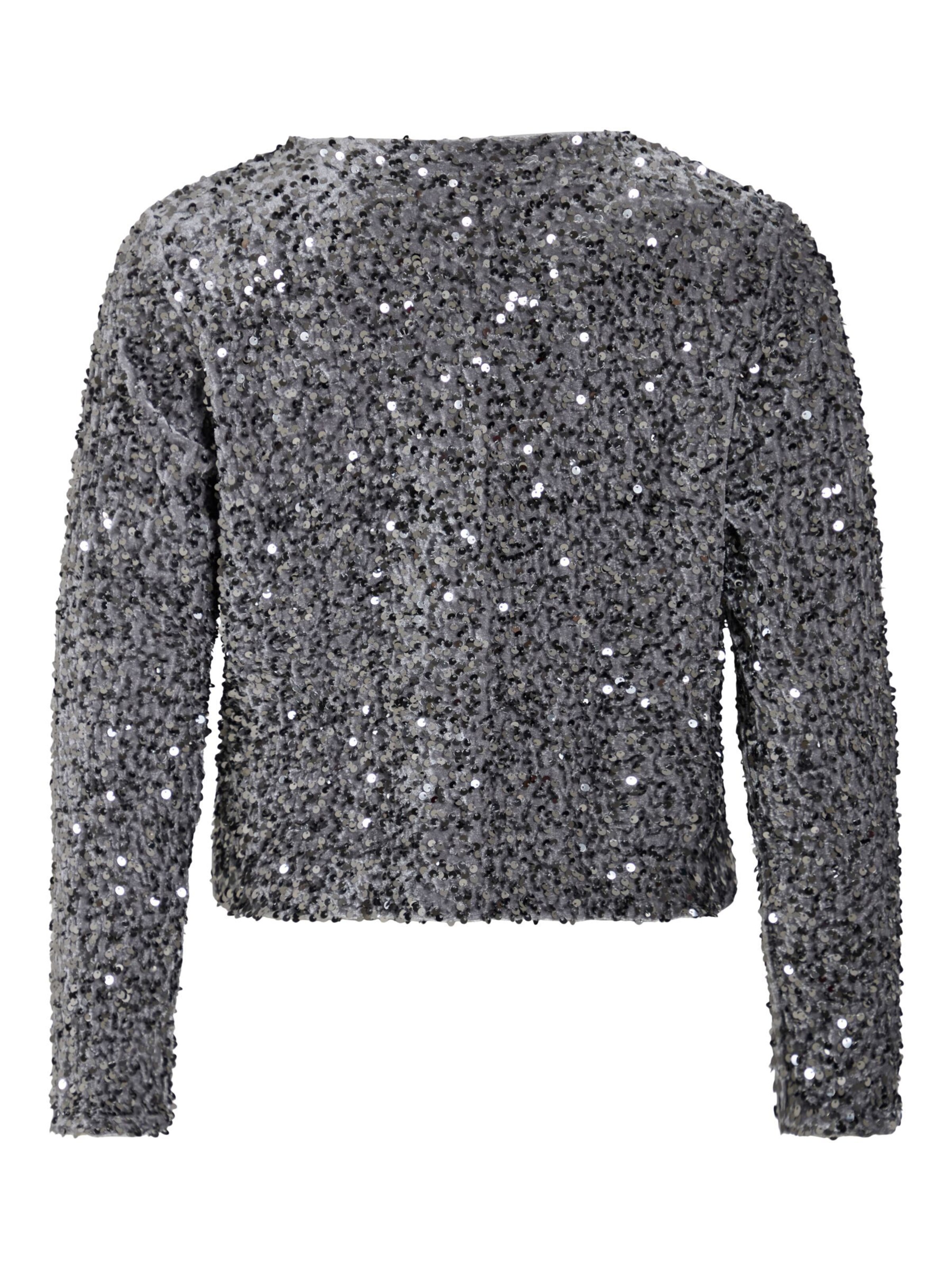 VILA Strickjacke 'VIFAITH' in Grau