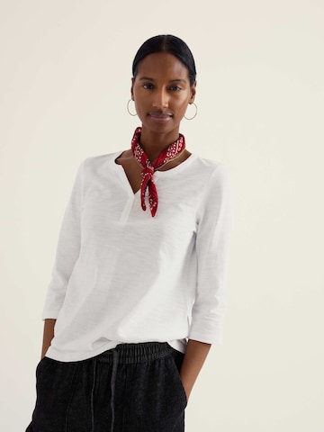 Seasalt Cornwall Shirt 'Carlyon' in Wit: voorkant