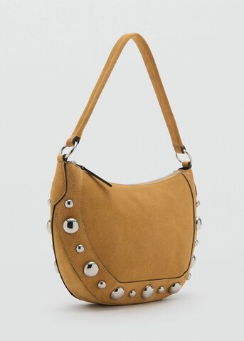 MANGO Shoulder Bag 'Min Gari' in Yellow
