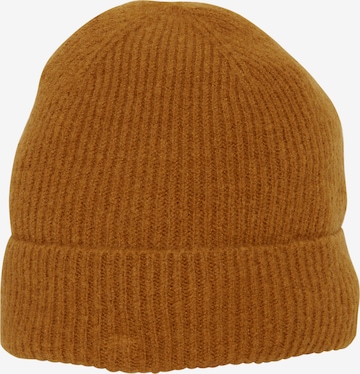 ICHI Beanie 'IAIVO HO' in Brown: front
