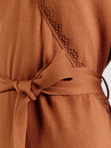 Robes en maille 'VIRICKY' VILA en marron