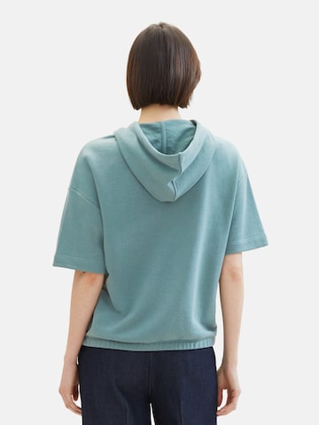 TOM TAILOR Sweatshirt in Green